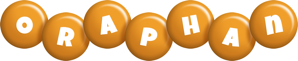 Oraphan candy-orange logo