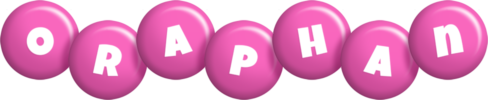 Oraphan candy-pink logo