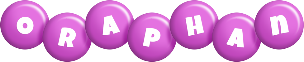 Oraphan candy-purple logo