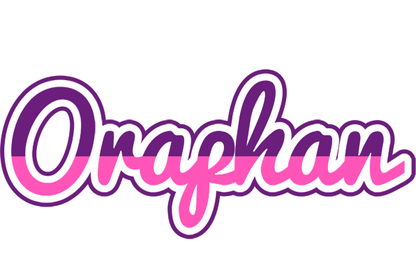 Oraphan cheerful logo