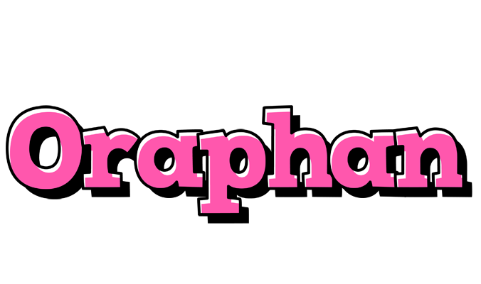 Oraphan girlish logo