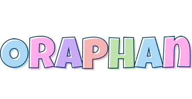 Oraphan pastel logo