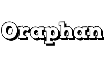 Oraphan snowing logo