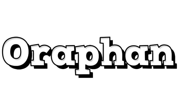Oraphan snowing logo