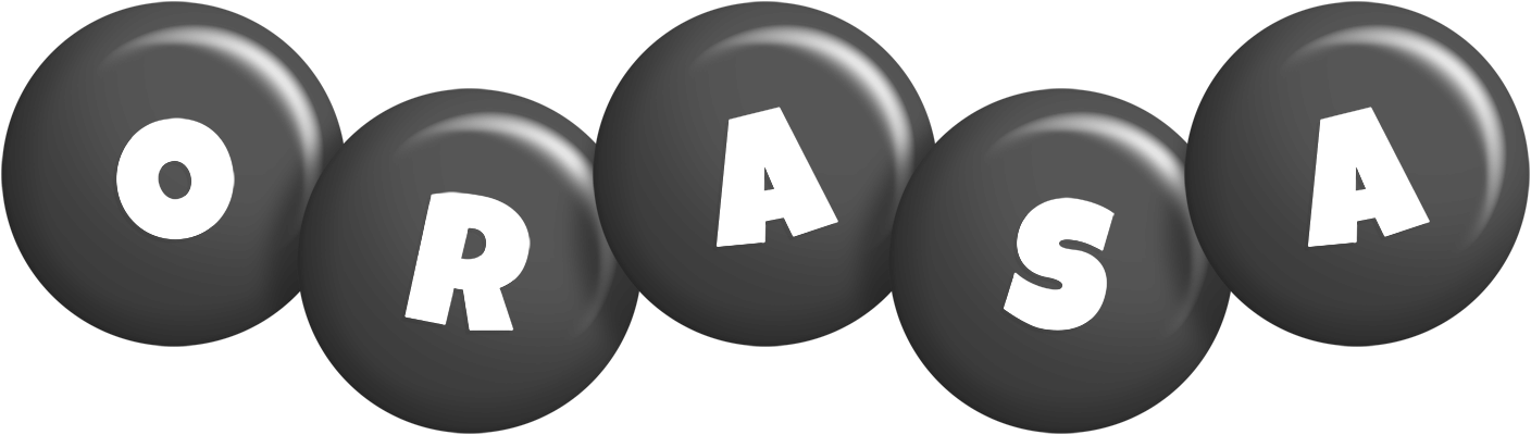 Orasa candy-black logo