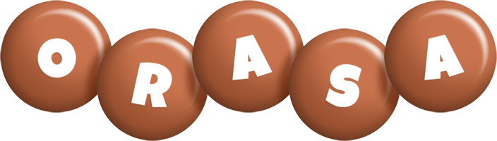 Orasa candy-brown logo