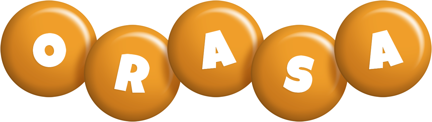 Orasa candy-orange logo