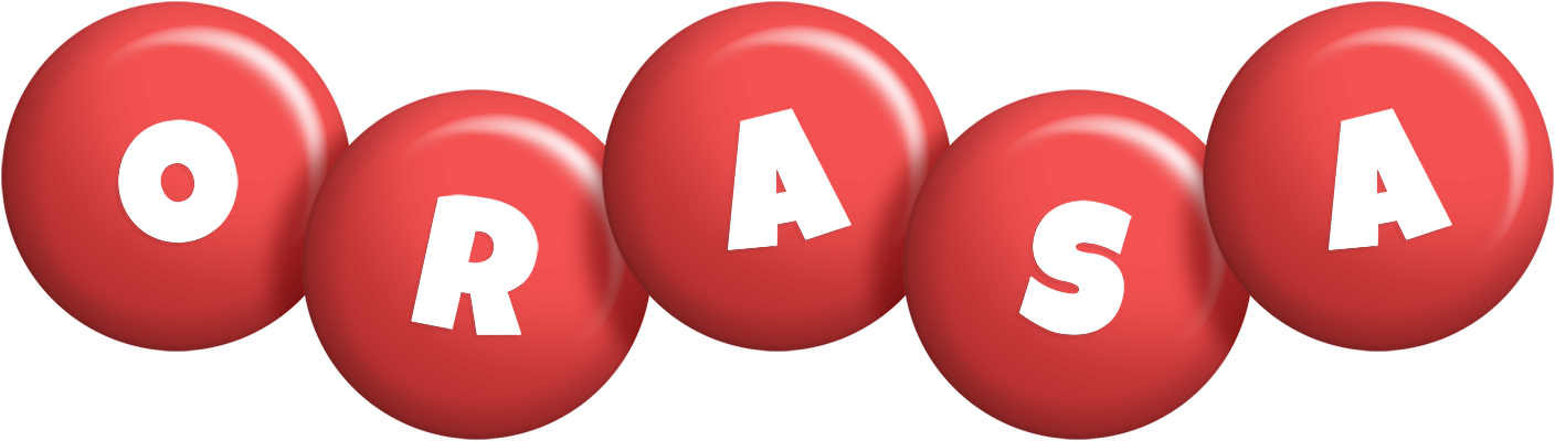 Orasa candy-red logo