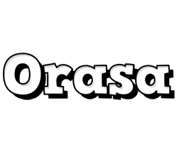 Orasa snowing logo