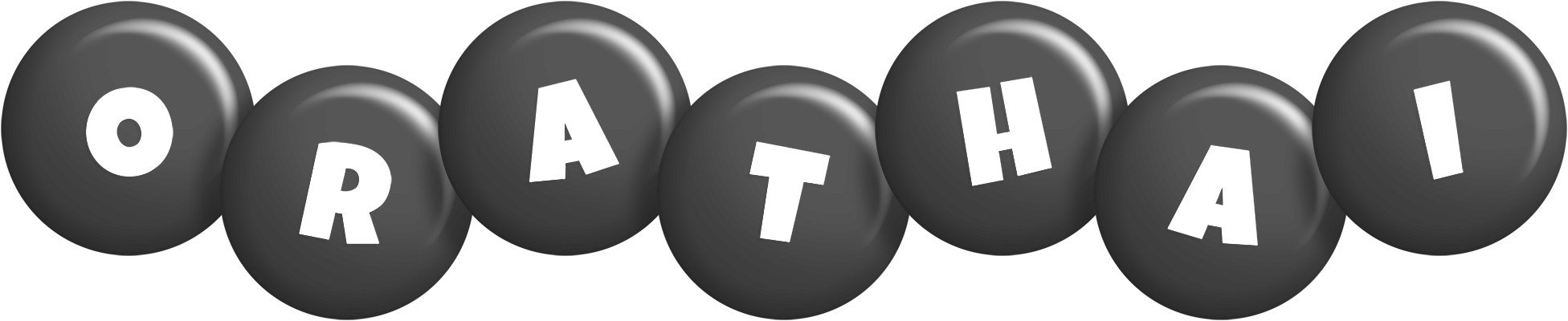 Orathai candy-black logo