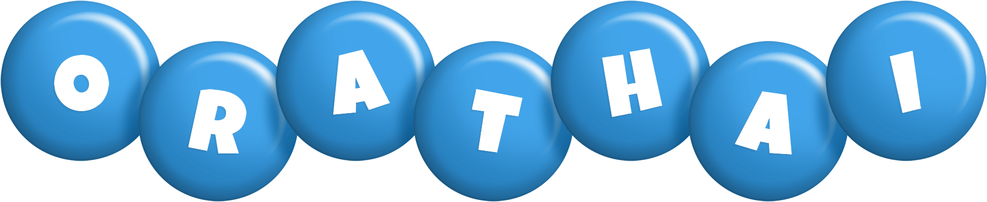 Orathai candy-blue logo
