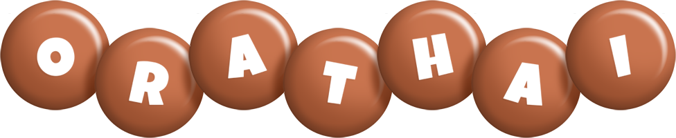 Orathai candy-brown logo