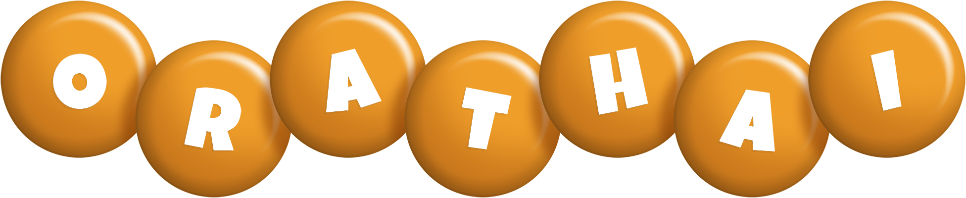 Orathai candy-orange logo