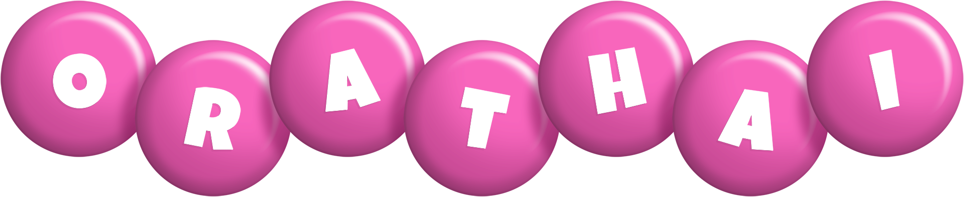 Orathai candy-pink logo