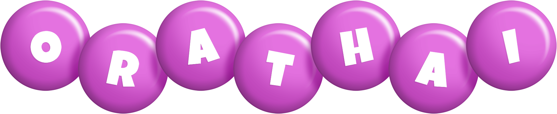 Orathai candy-purple logo