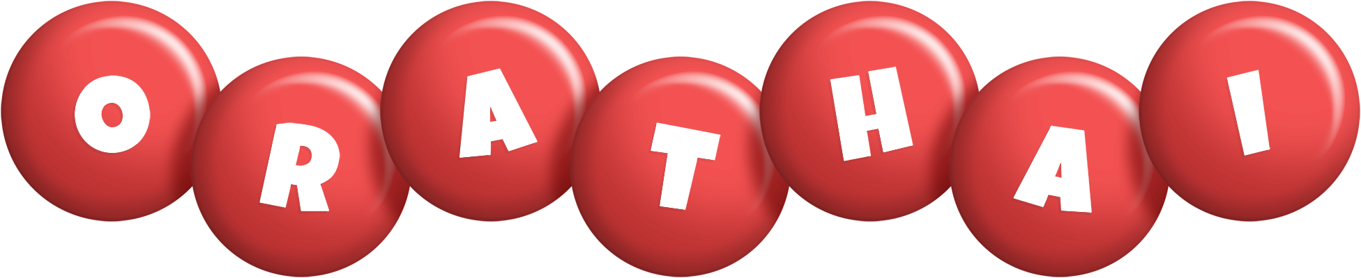 Orathai candy-red logo