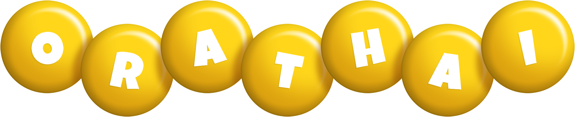 Orathai candy-yellow logo