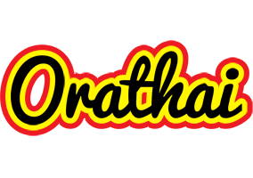 Orathai flaming logo