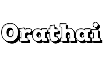 Orathai snowing logo