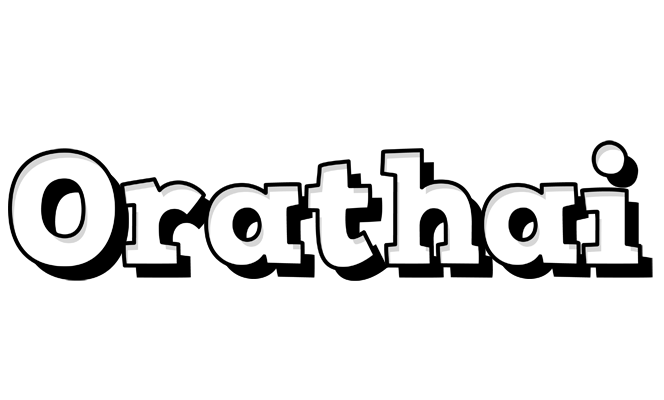 Orathai snowing logo