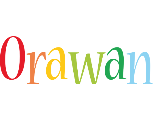 Orawan birthday logo