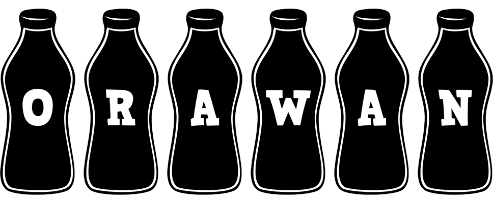 Orawan bottle logo