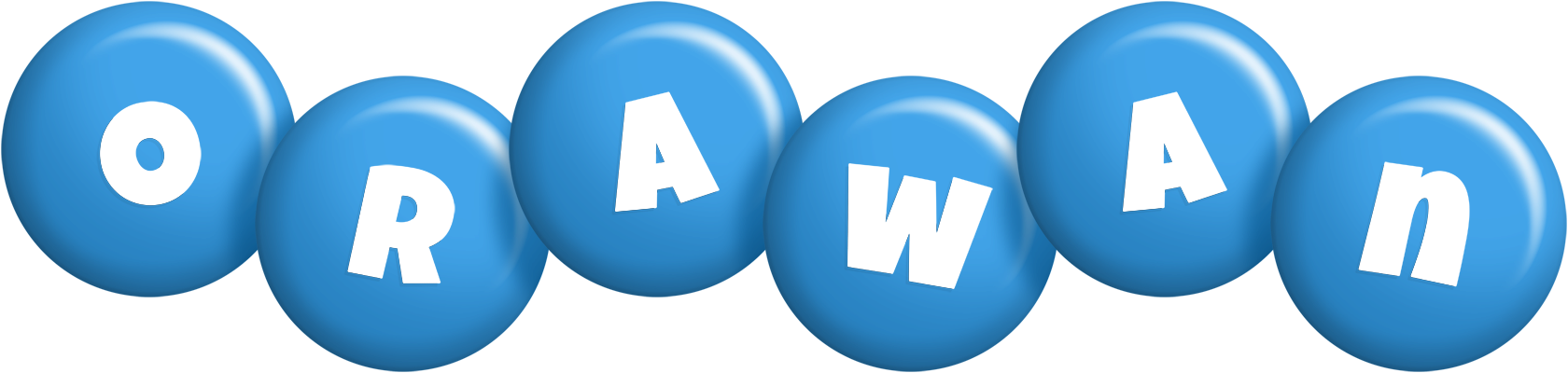Orawan candy-blue logo