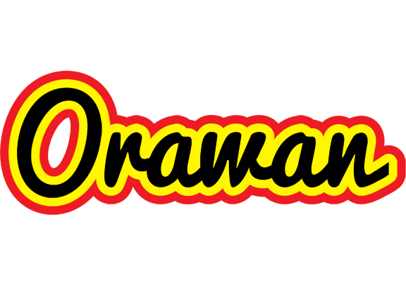 Orawan flaming logo