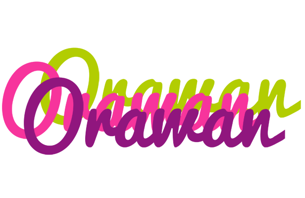 Orawan flowers logo