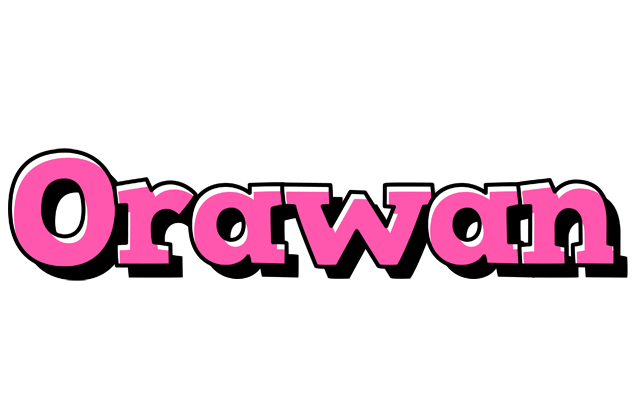 Orawan girlish logo
