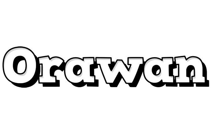 Orawan snowing logo