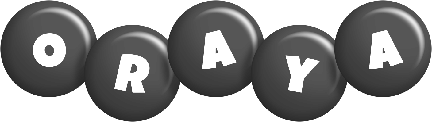 Oraya candy-black logo