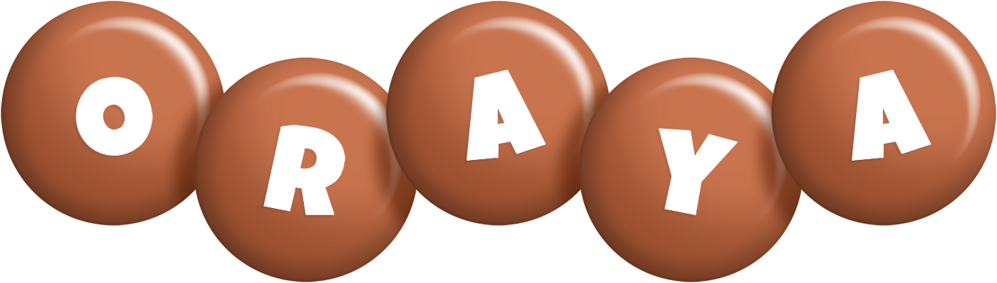 Oraya candy-brown logo