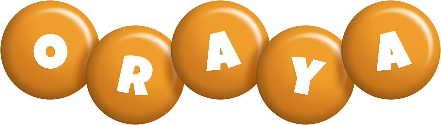 Oraya candy-orange logo