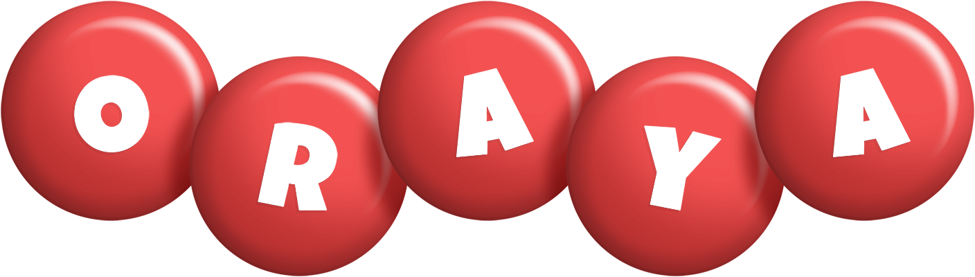Oraya candy-red logo