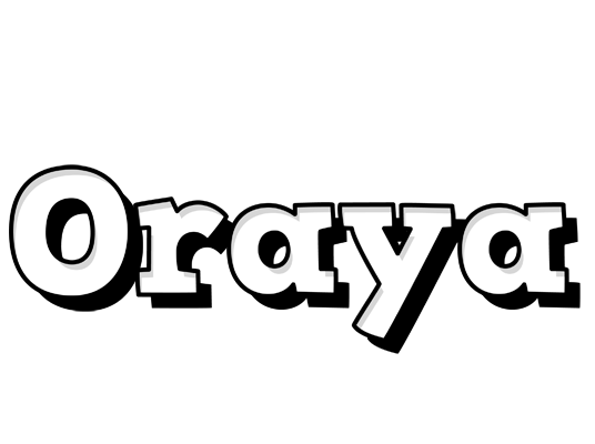 Oraya snowing logo