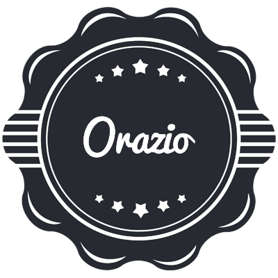 Orazio badge logo