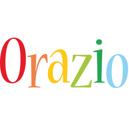 Orazio birthday logo