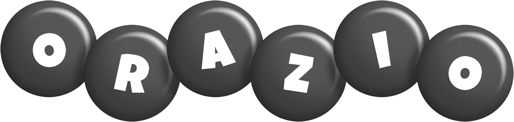 Orazio candy-black logo