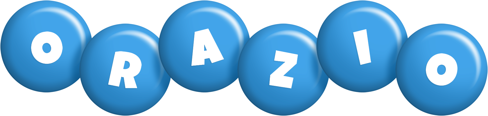 Orazio candy-blue logo