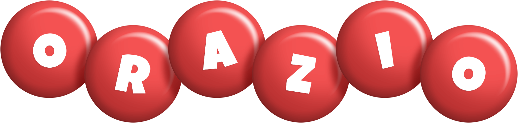 Orazio candy-red logo