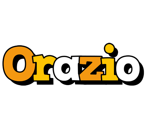 Orazio cartoon logo