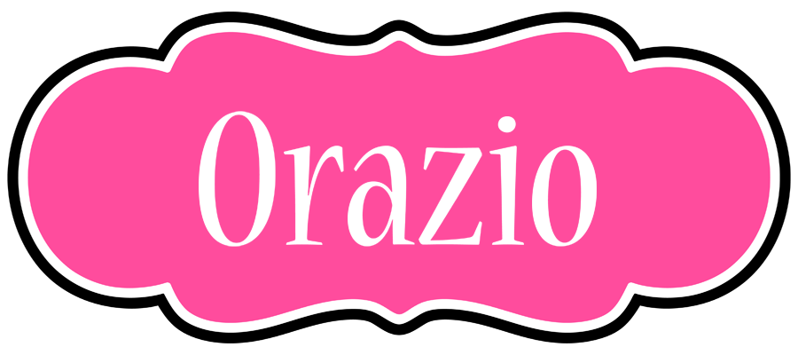 Orazio invitation logo