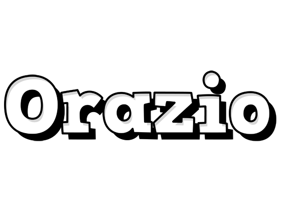 Orazio snowing logo