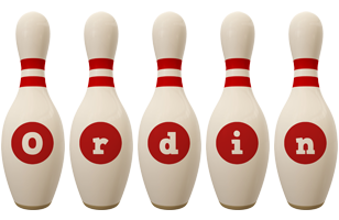 Ordin bowling-pin logo