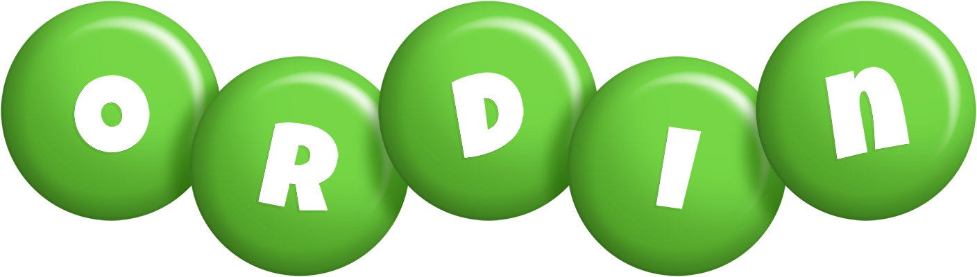Ordin candy-green logo