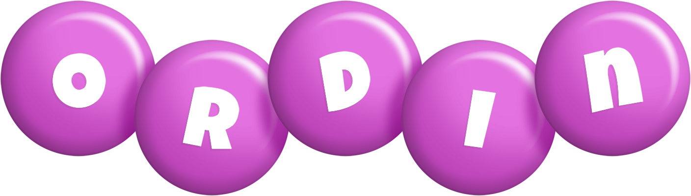 Ordin candy-purple logo