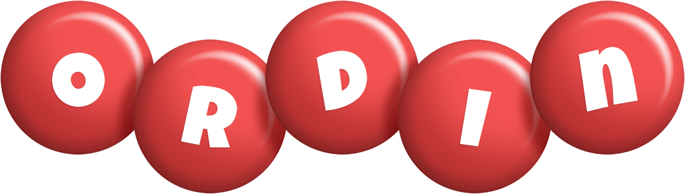 Ordin candy-red logo