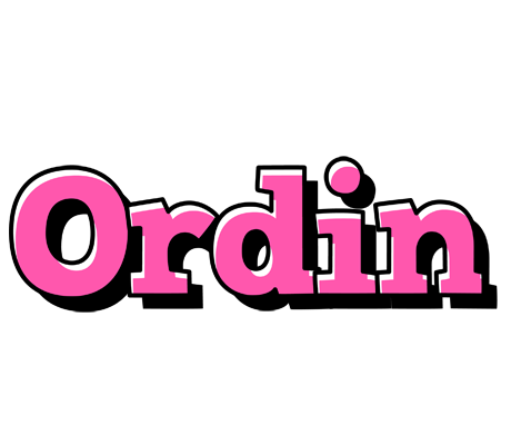 Ordin girlish logo