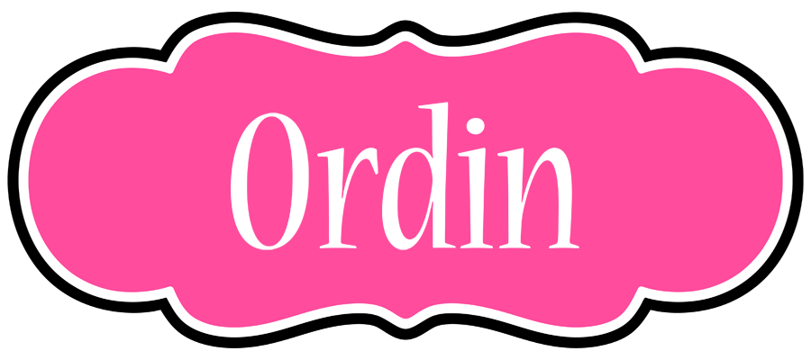 Ordin invitation logo